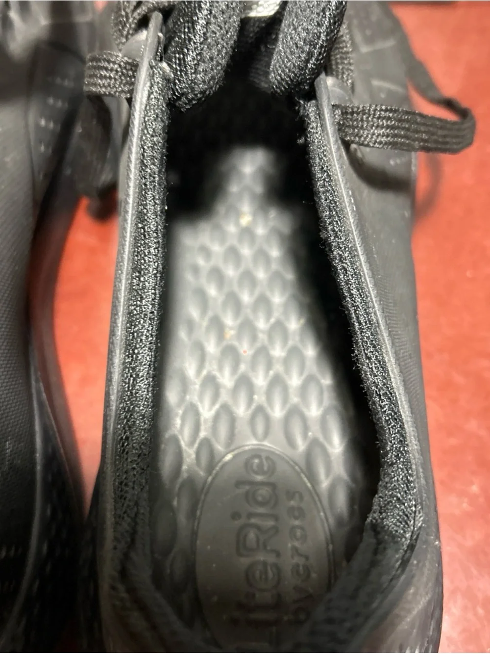 CROCS Men’s Black Perforated Lace-Up Sneakers